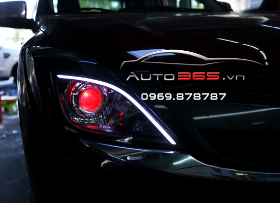 Mazda Nâng Cấp Bi Hella 5 Limited | Mắt Quỷ | Led Trên Dưới